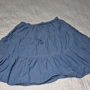 White Stag Light Blue Mini Skirt